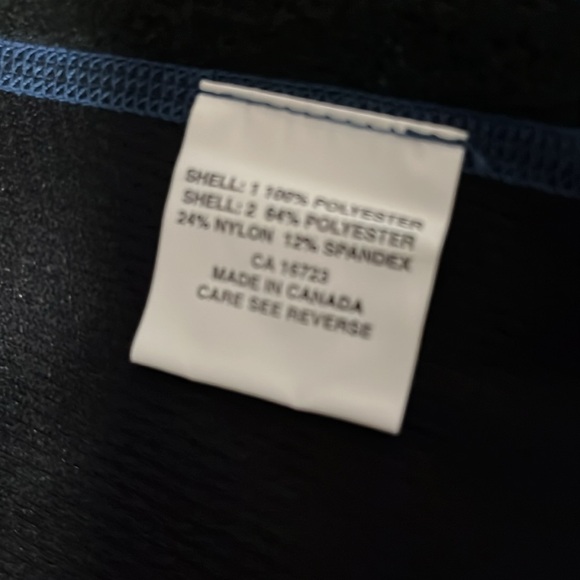 Red Bull Spell Out Full Zip Fleece Vest Jacket medium made in Canada - Picture 9 of 10